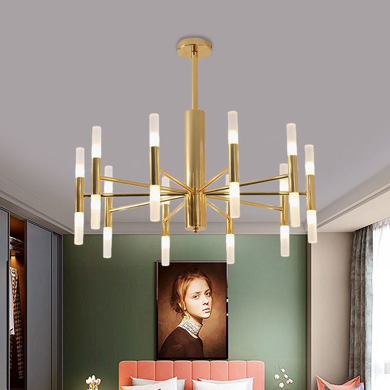 Kristy Kronleuchter Sputnik Modern LED Gold Wohn/Schlafzimmer Metall