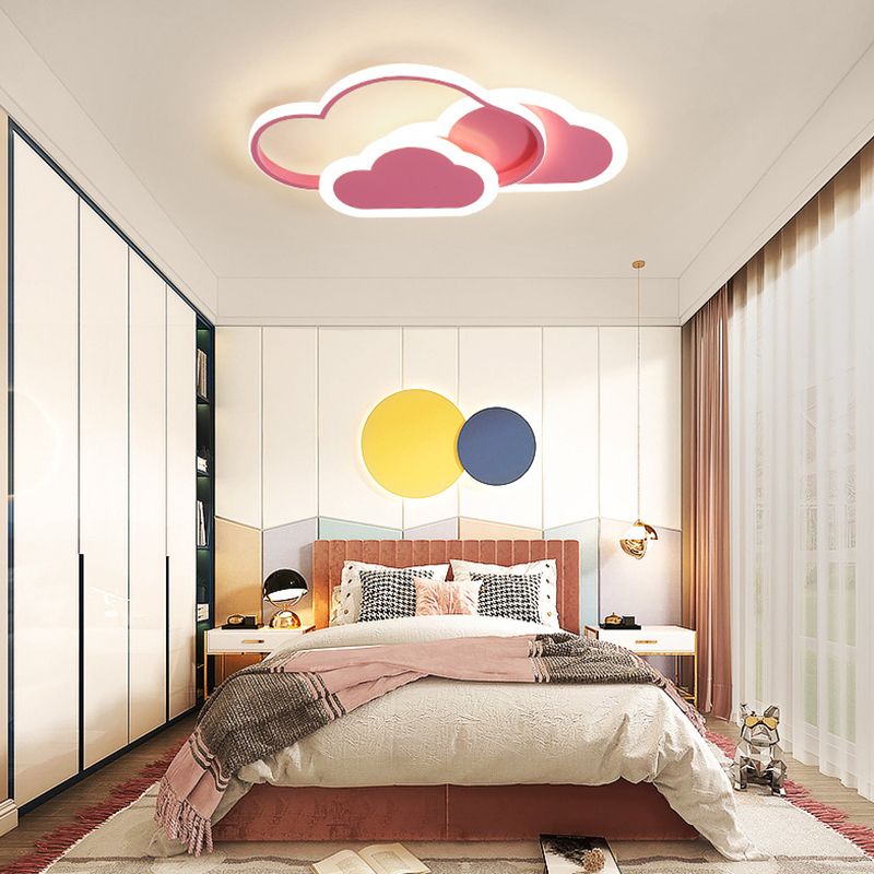 Aria Deckenleuchte Rosa/Weiß Wohn/Schlafzimmer zeitgemäß