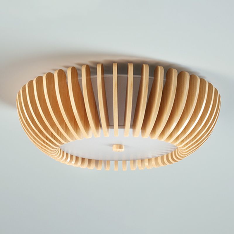 Muto Modern LED Deckenleuchte Schlafzimmer/Wohnzimmer Innen Holz Acryl