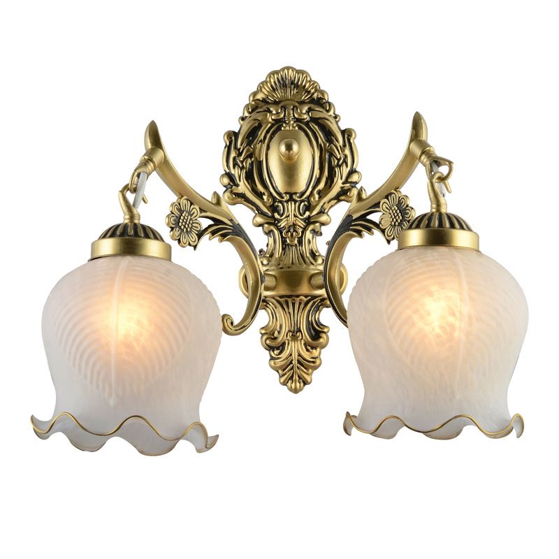 Arisha Moderne LED Wandlampe Weiß/Bronze Badezimmer/Arbeitszimmer
