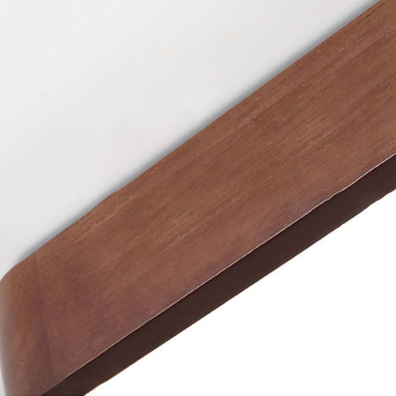Muto Modern LED Deckenleuchte Geometric Weiß Wohn/Schlafzimmer Holz