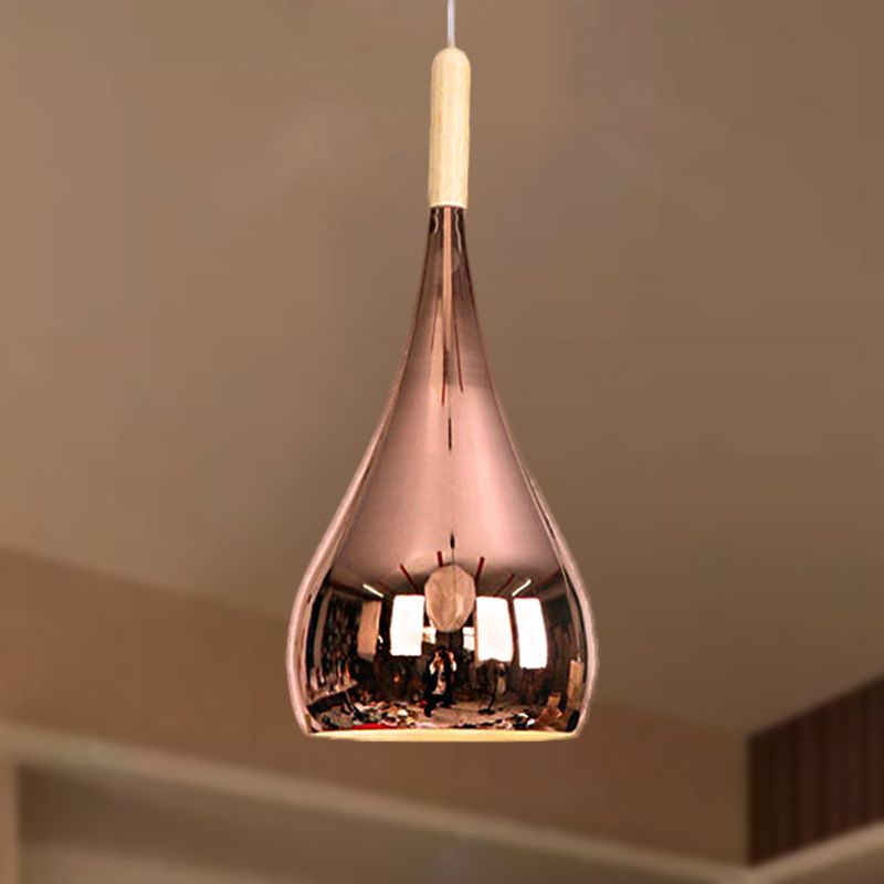 Avi Pendelleuchte Wassertropfen,Rosegold & Chrom