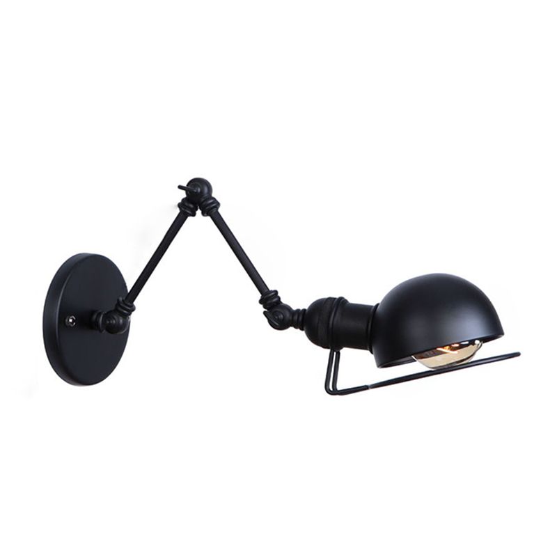 Silva Modern LED Wandleuchte Innen Schwarz/Gold-Schwarz Schlafzimmer Metall