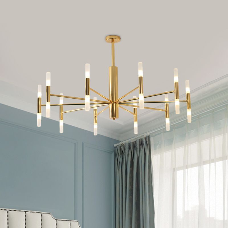 Kristy Kronleuchter Sputnik Modern LED Gold Wohn/Schlafzimmer Metall