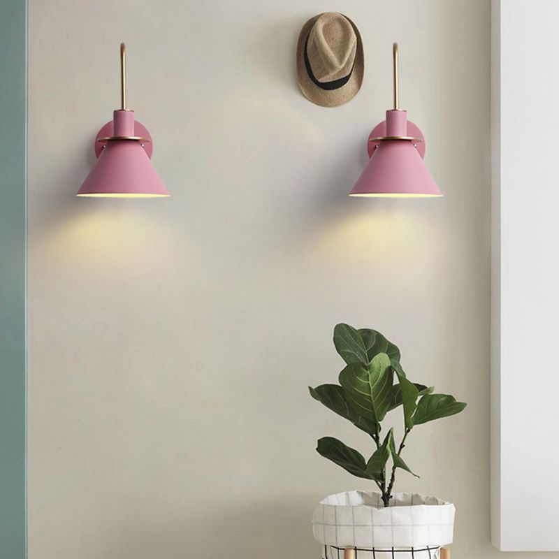 Valentina Vintage LED Wandleuchte Innen 6 Farben Bade/Wohnzimmer Metall