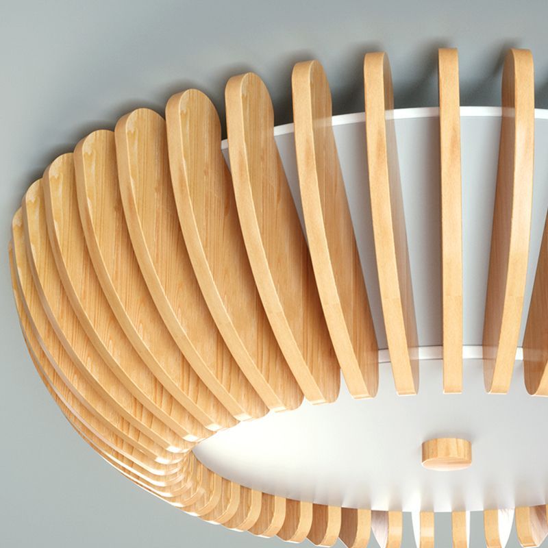 Muto Modern LED Deckenleuchte Schlafzimmer/Wohnzimmer Innen Holz Acryl