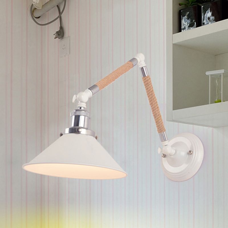 Arisha Modern LED Wandleuchte Weiß, Schlafzimmer, Metall