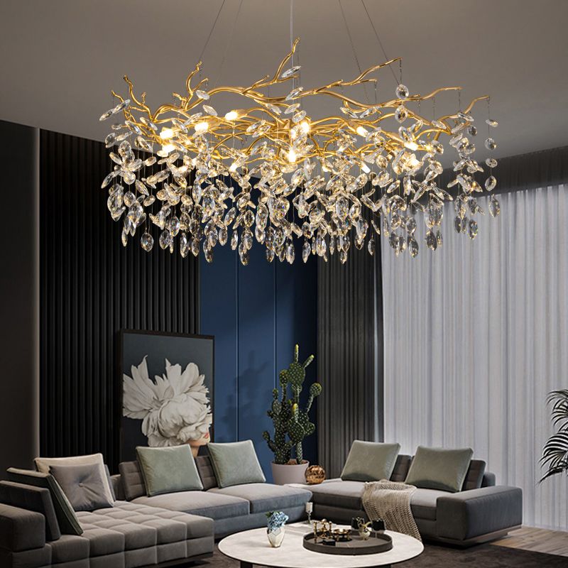 Kristy Kronleuchter Antiquität LED Gold Wohn/Schlafzimmer