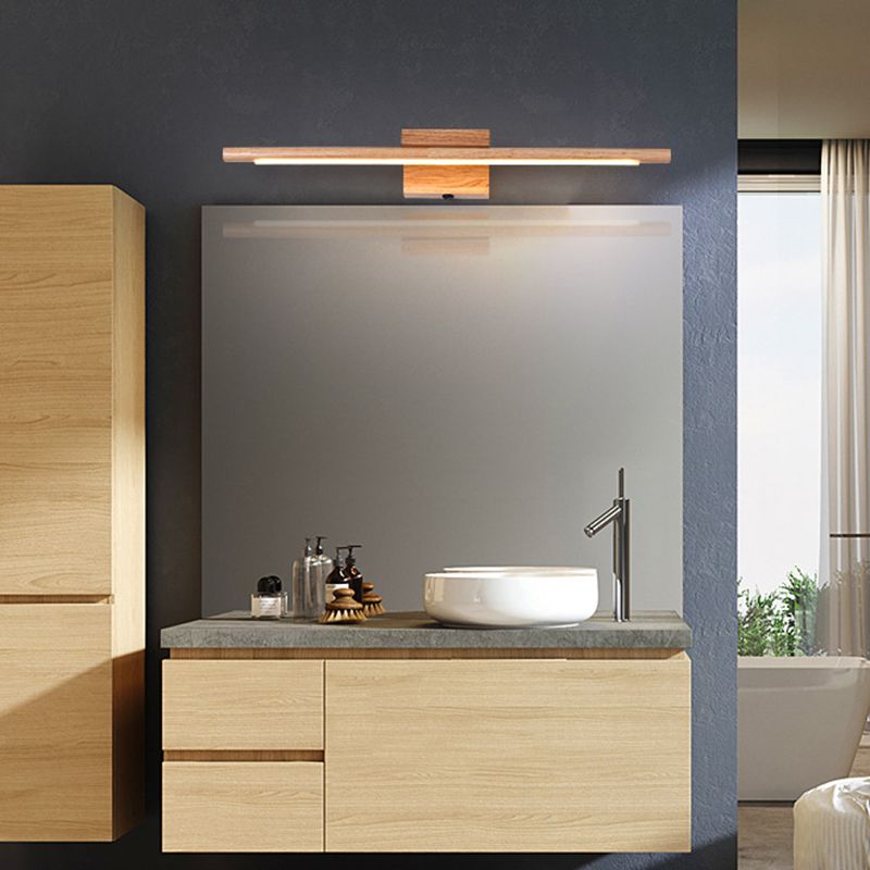 Muto Holz Wandleuchte Linear, Innen, Badezimmer ,Modern LED