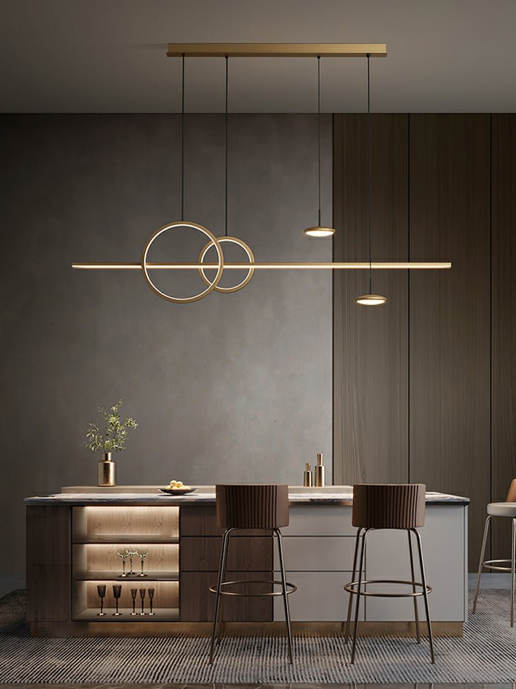 Tildas Pendelleuchte Geometrischer Ring Minimalistisch