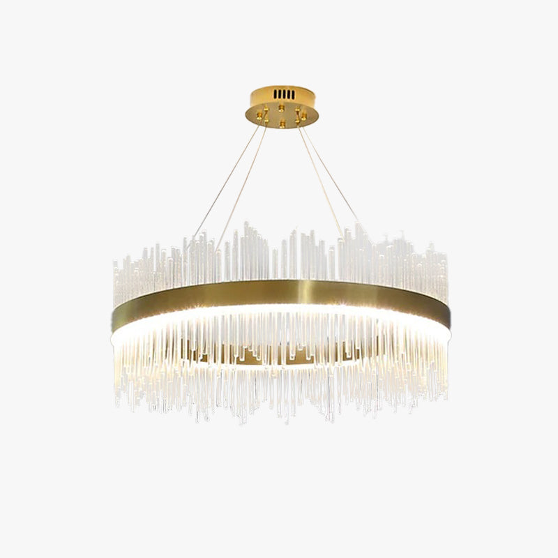 Kristy Modern LED Kronleuchter Dimmbar Wohnzimmer/Schlafzimmer Kristall