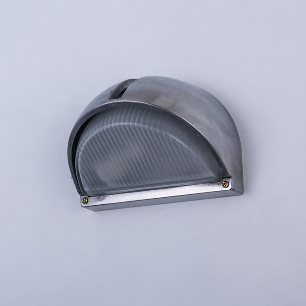 Ray Wasserdichte Wandleuchte Modern Silbrig,Außen, Metall Glas