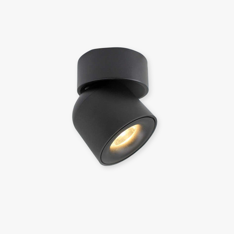 Aim Modern Zylinder LED Wandleuchte Schwarz/Weiß Flur