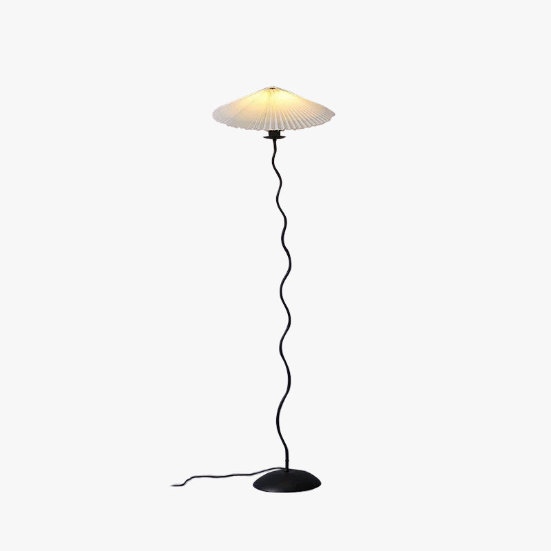 Ritta Stehlampe Minimalistischen Weiß/Rot Wohnzimmer/Schlafzimmer Stoff