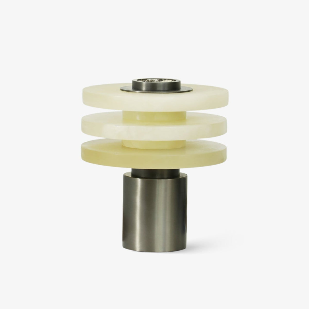 Pryt Obelisk Alabaster-Tischlampe
