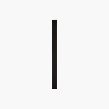 Arisha Minimalistische Wandleuchte, Schwarz/Weiß, Wohnzimmer, Metall