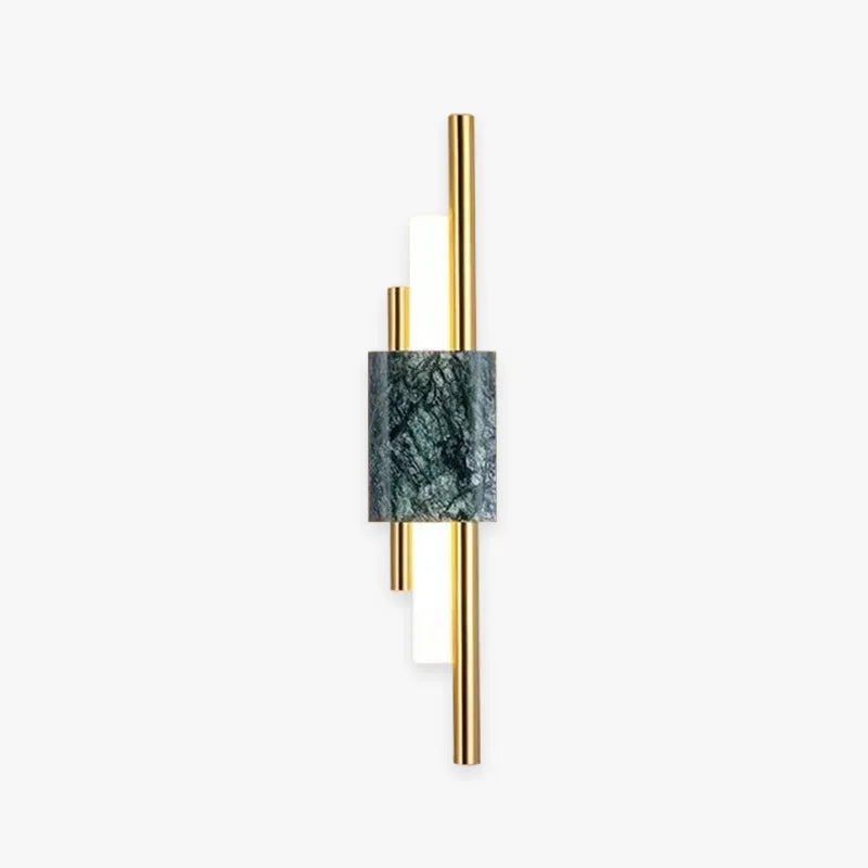 Arisha Modern Linear LED Wandlampe Weiß/Gold/Grün Schlafzimmer Metall