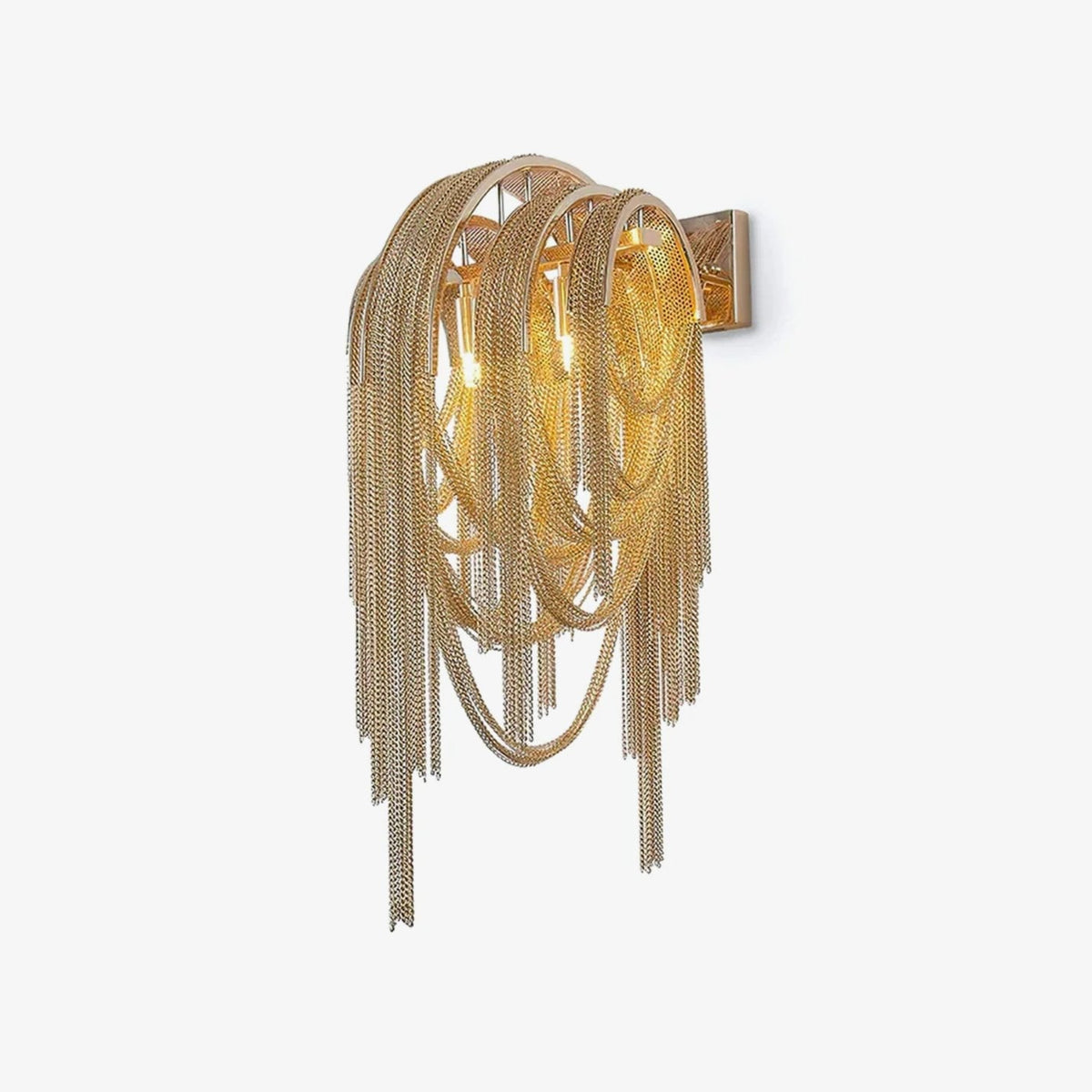 Chains Postmodern Luxus-Tassel-Wandleuchte