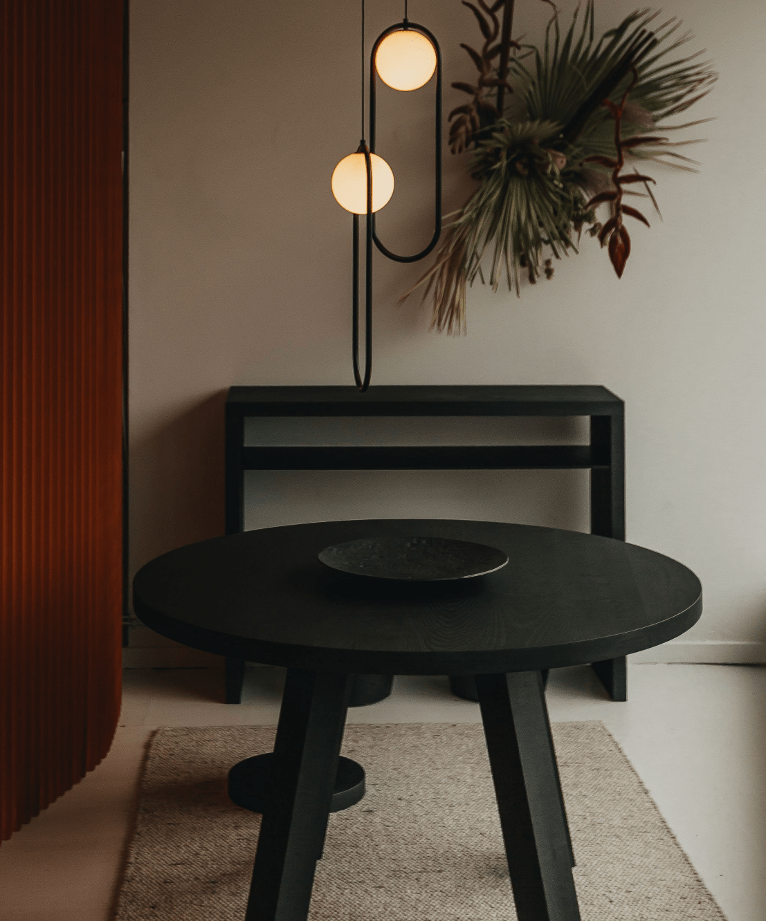 Cyvora Kronleuchter zeitgenössische minimalistische Kronleuchte aus Glas in Kombination
