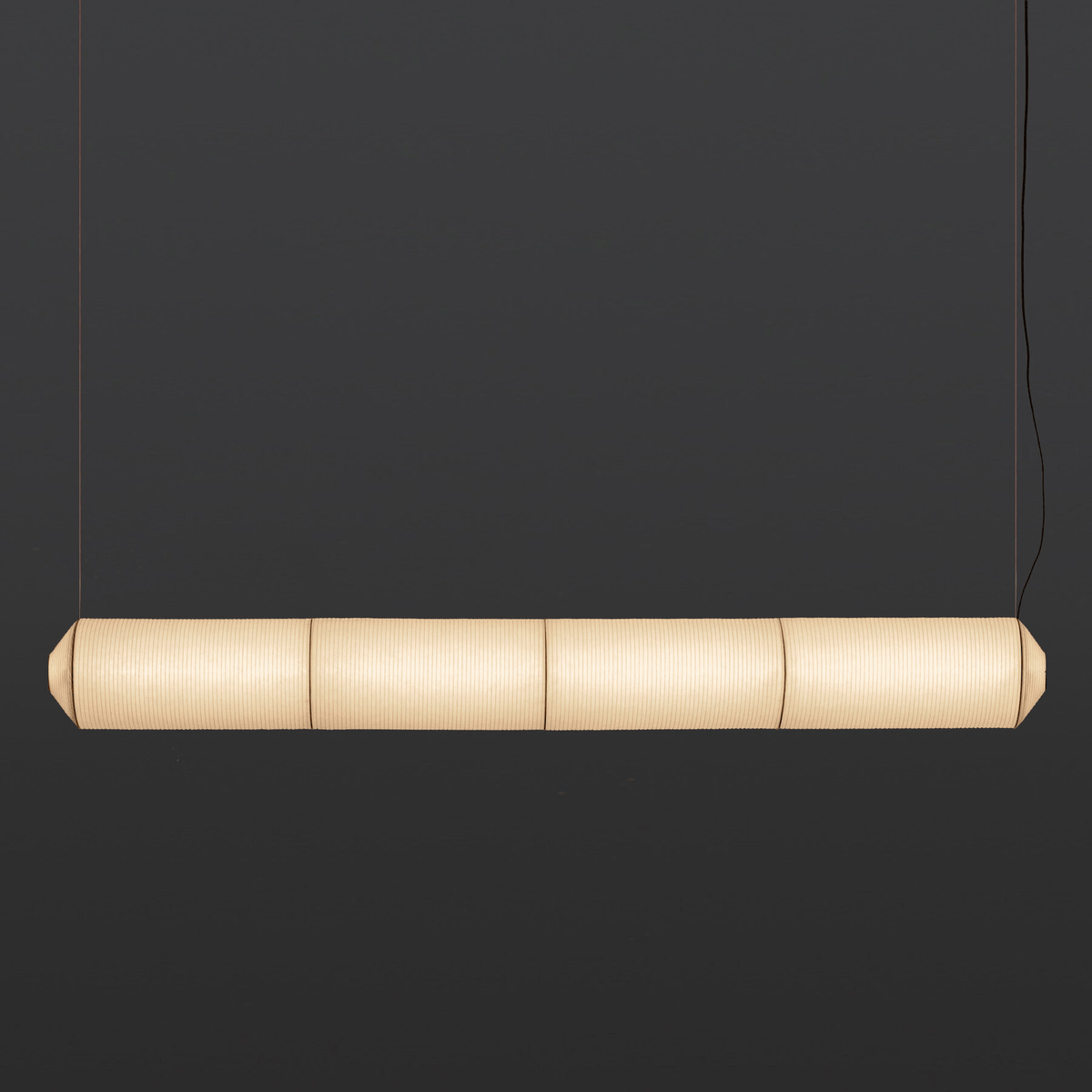 Oren zeitgenössische minimalistische Pendelleuchte aus natürlicher Maulbeerseide