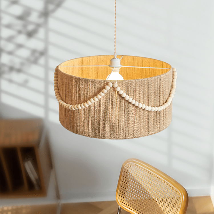 Ershaa Elegance Natürliche Perlen Boho Pendelleuchte