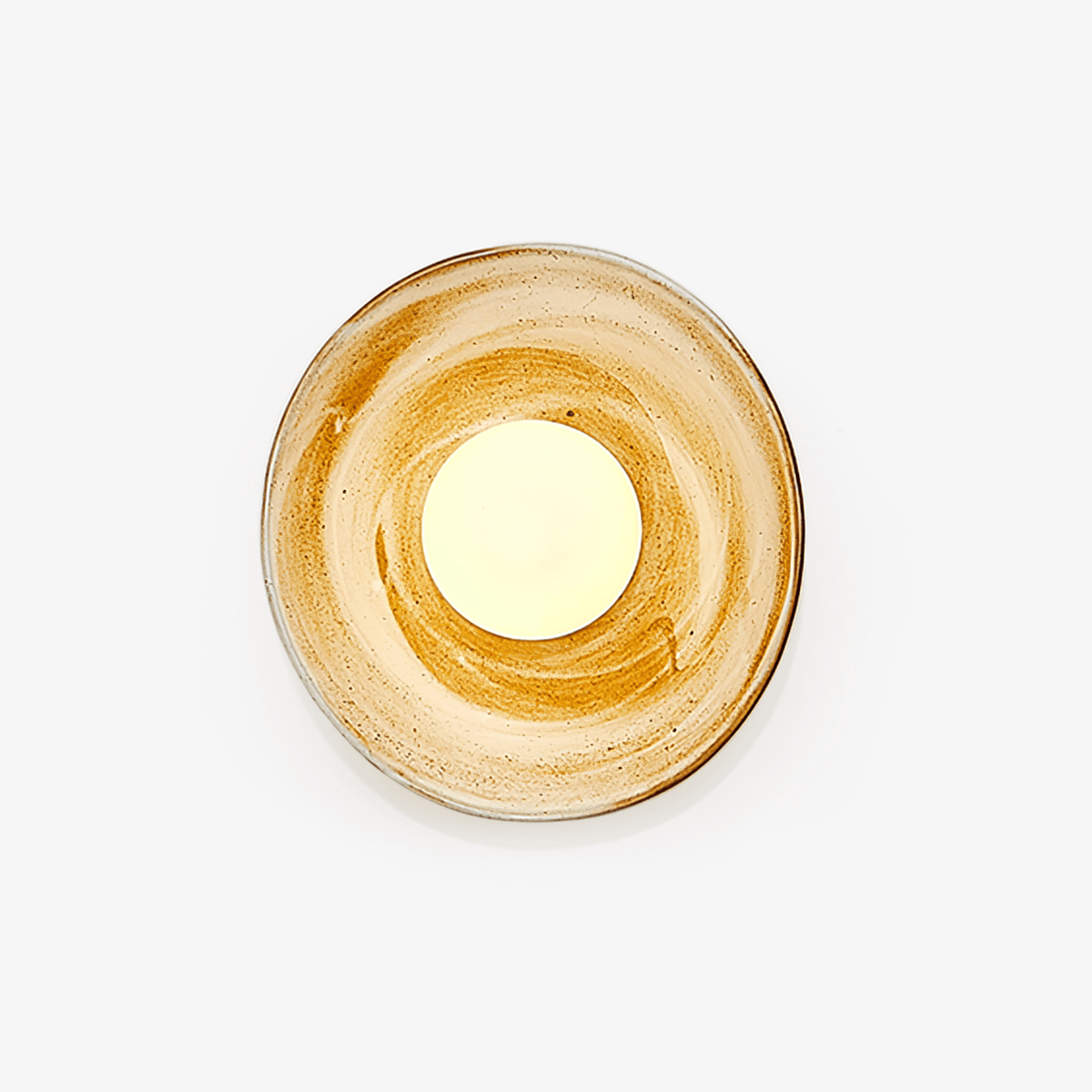 Solune zeitgenössische minimalistische Wandleuchte aus Glas und Holz
