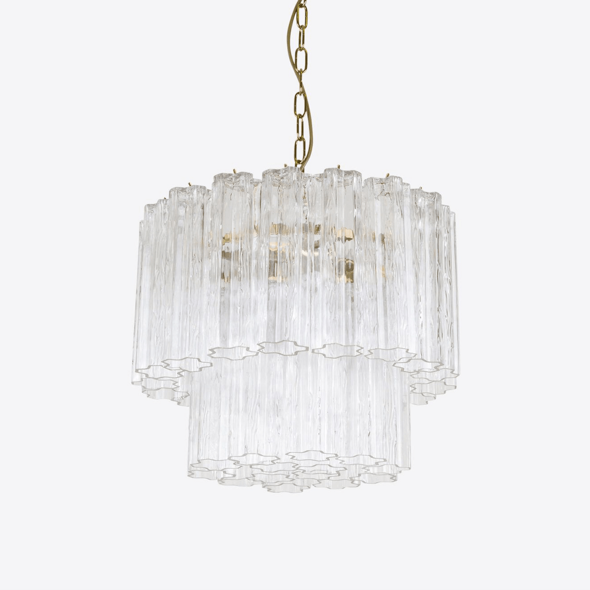 Aelox Kronleuchter Small Treviso Murano-Glasrohre