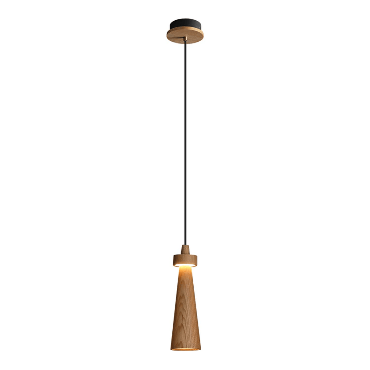 Tesno Minimalistische Pendelleuchte aus Holz