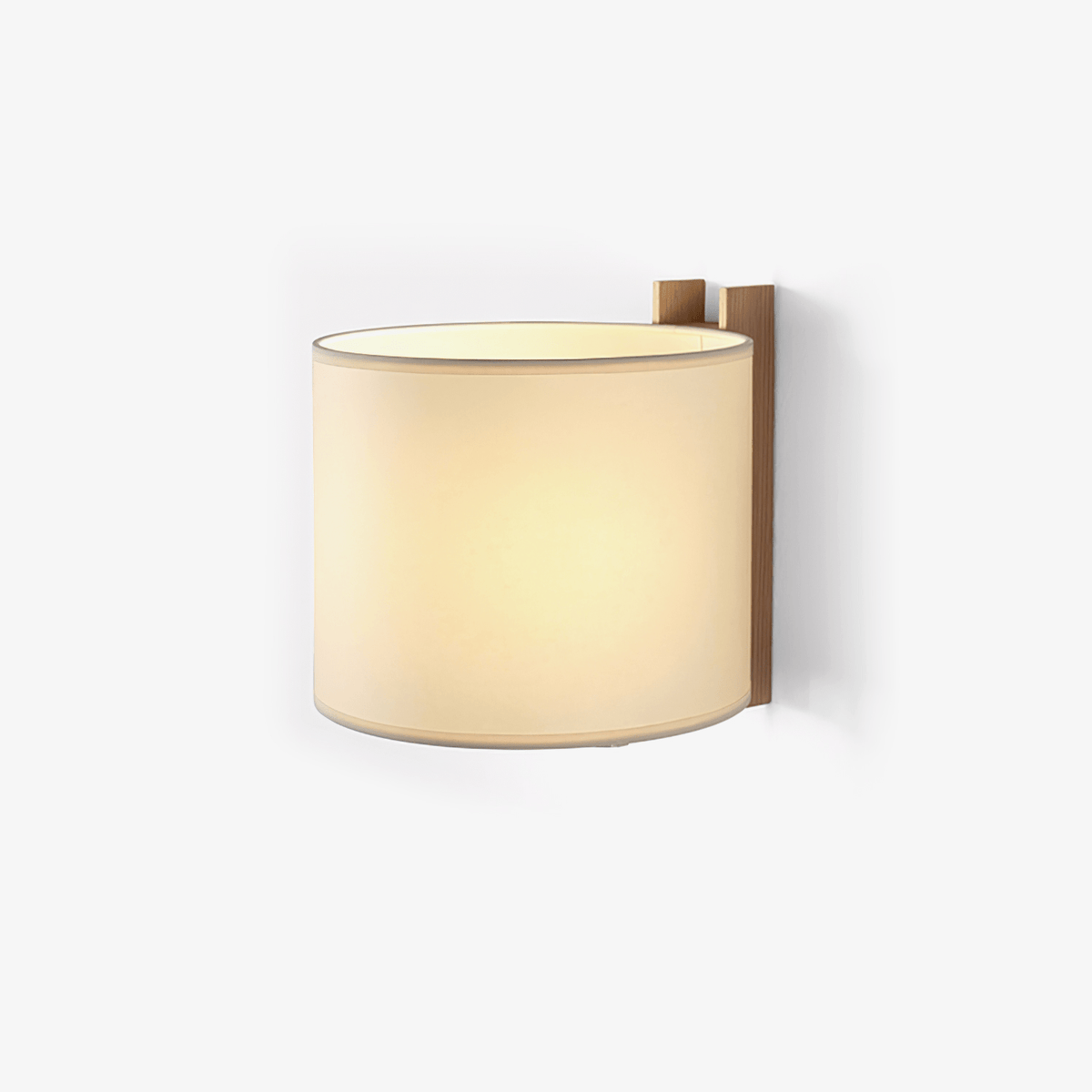 Mirarenne Minimalistische Wandleuchte aus Stoff