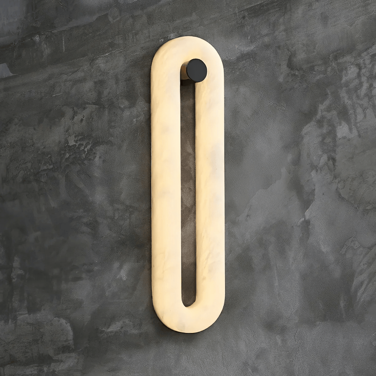 Nivaniella zeitgenössische Alabaster-Wandleuchte