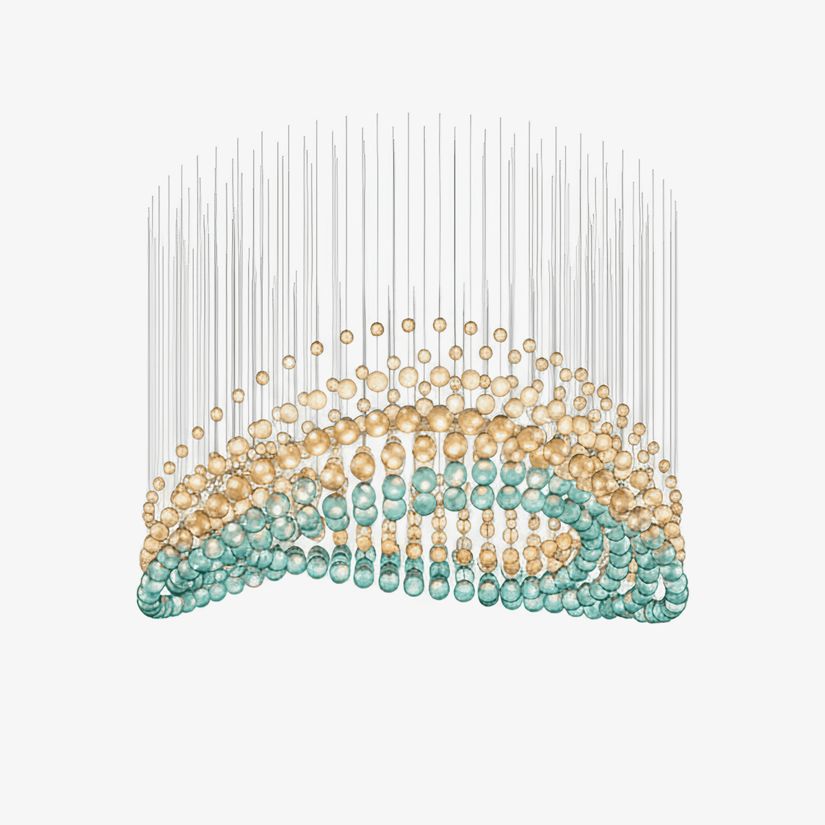 Pearl Veil Couture Cascade Kronleuchter anpassen