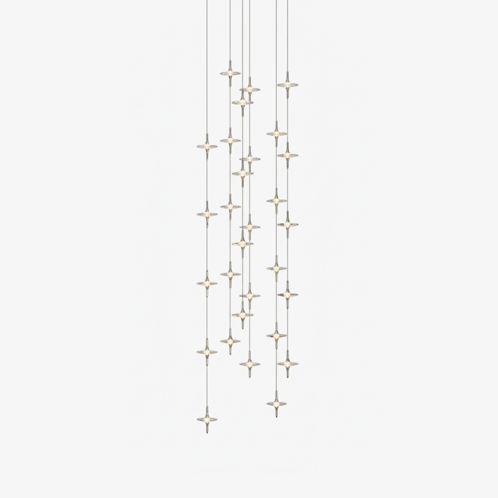 Varcienne Kronleuchter Starfall Treppenhaus