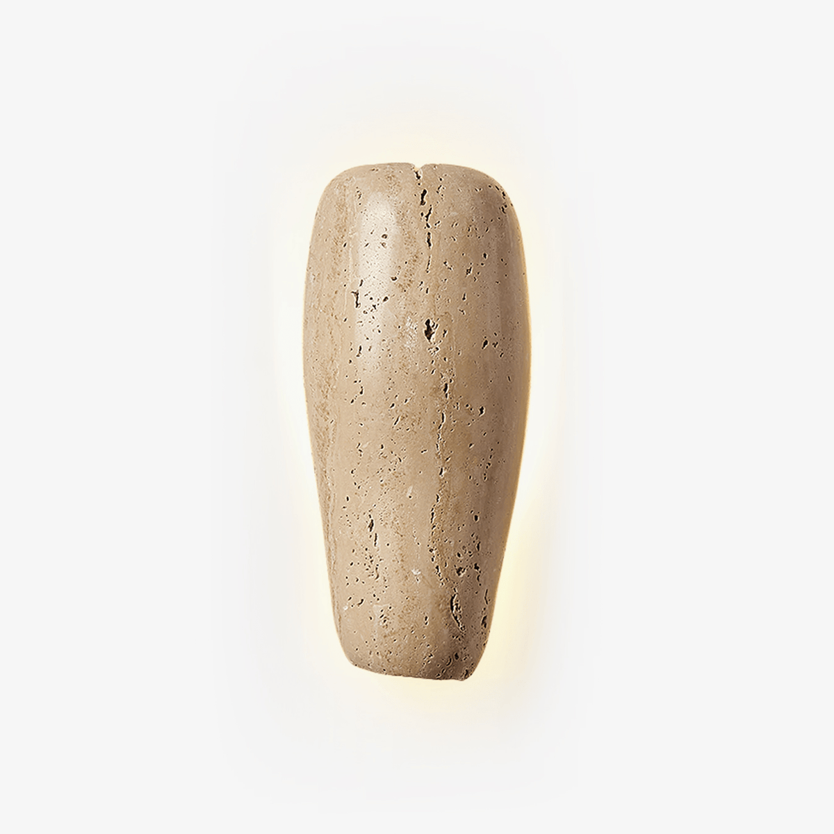 Haldenra Erdiger Stein-Wandleuchte