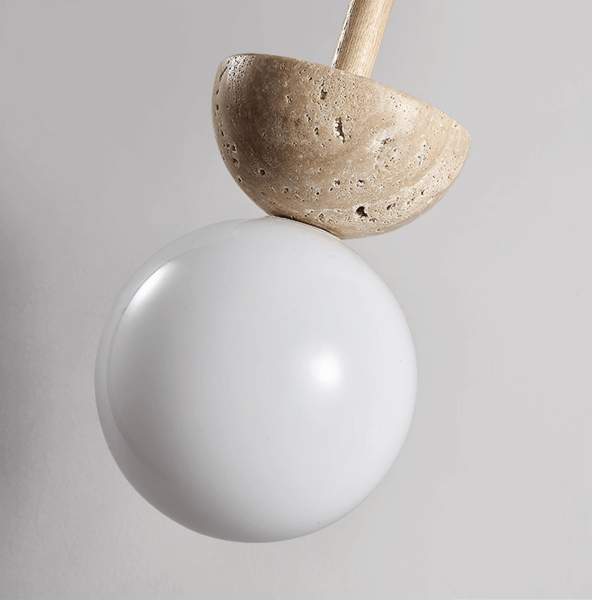 Calixen Travertine Half Duo Pendelleuchte