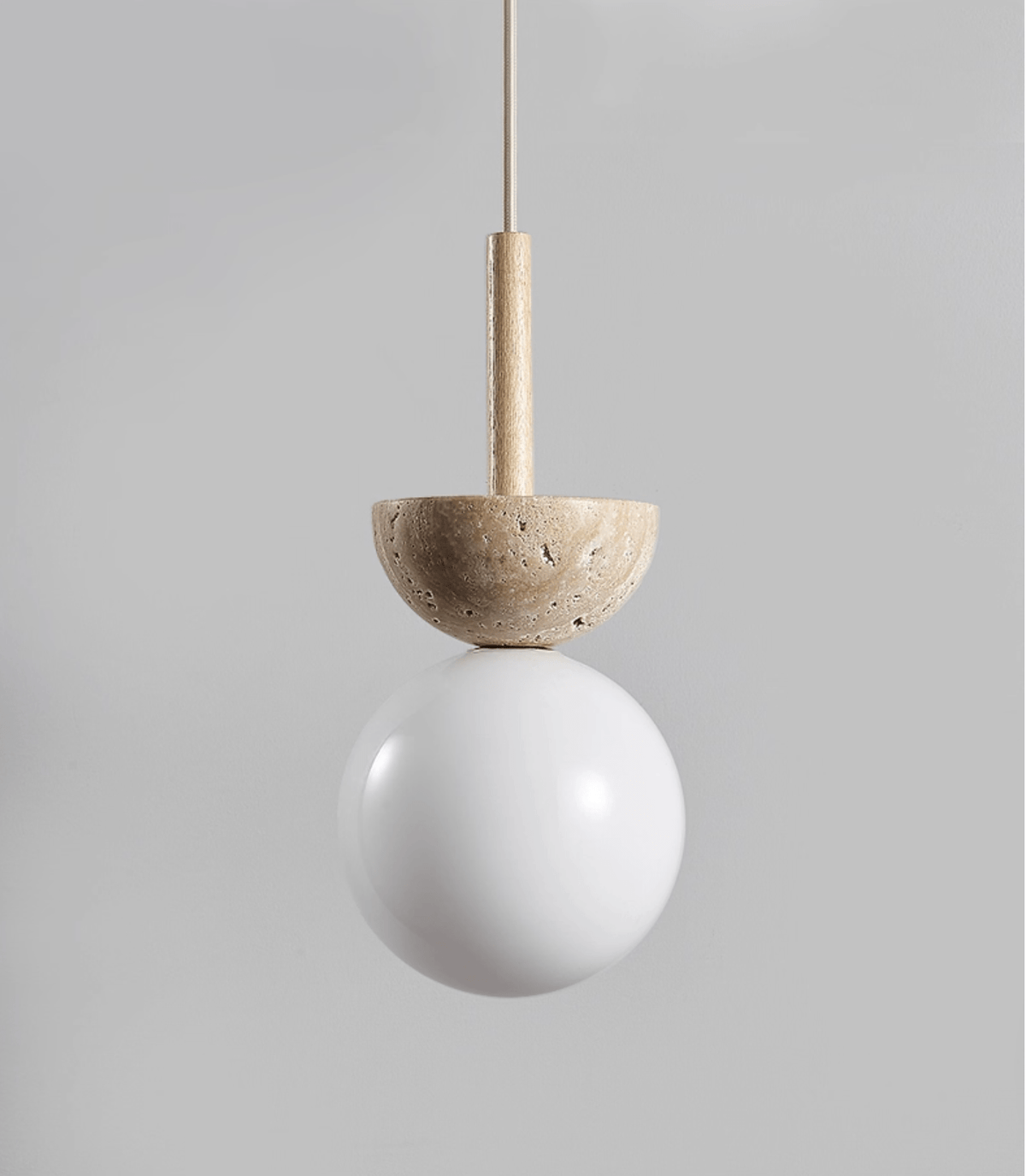 Calixen Travertine Half Duo Pendelleuchte