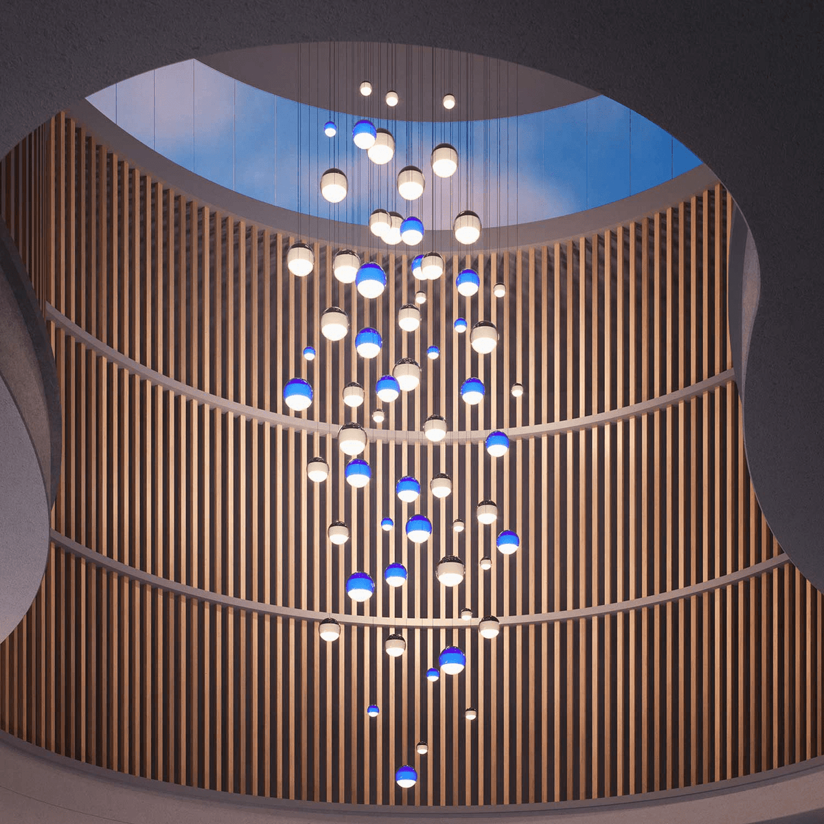 Chromia Orb Cluster Pendelleuchte