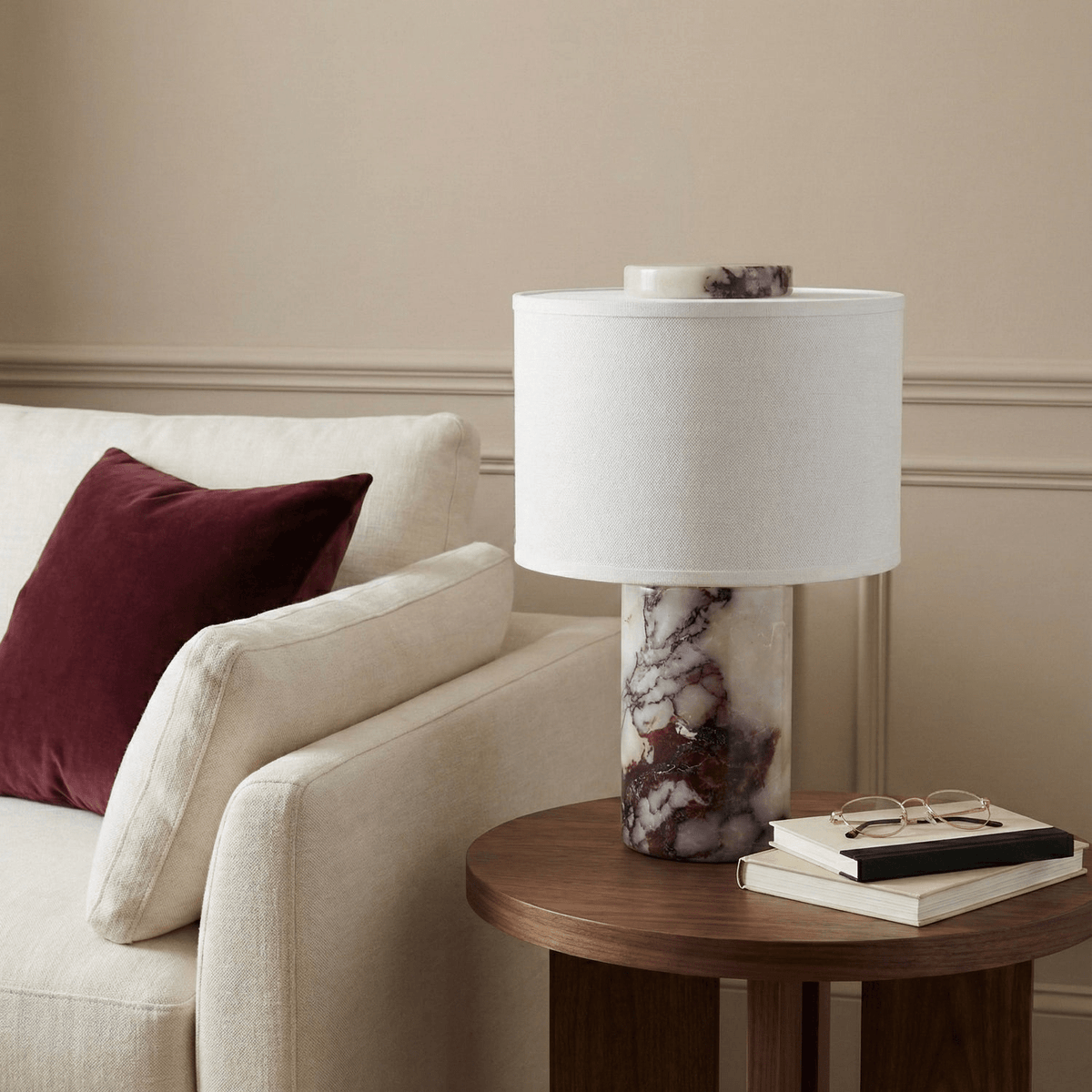 Eros Lumivor Elegante Marmor-Tischlampe