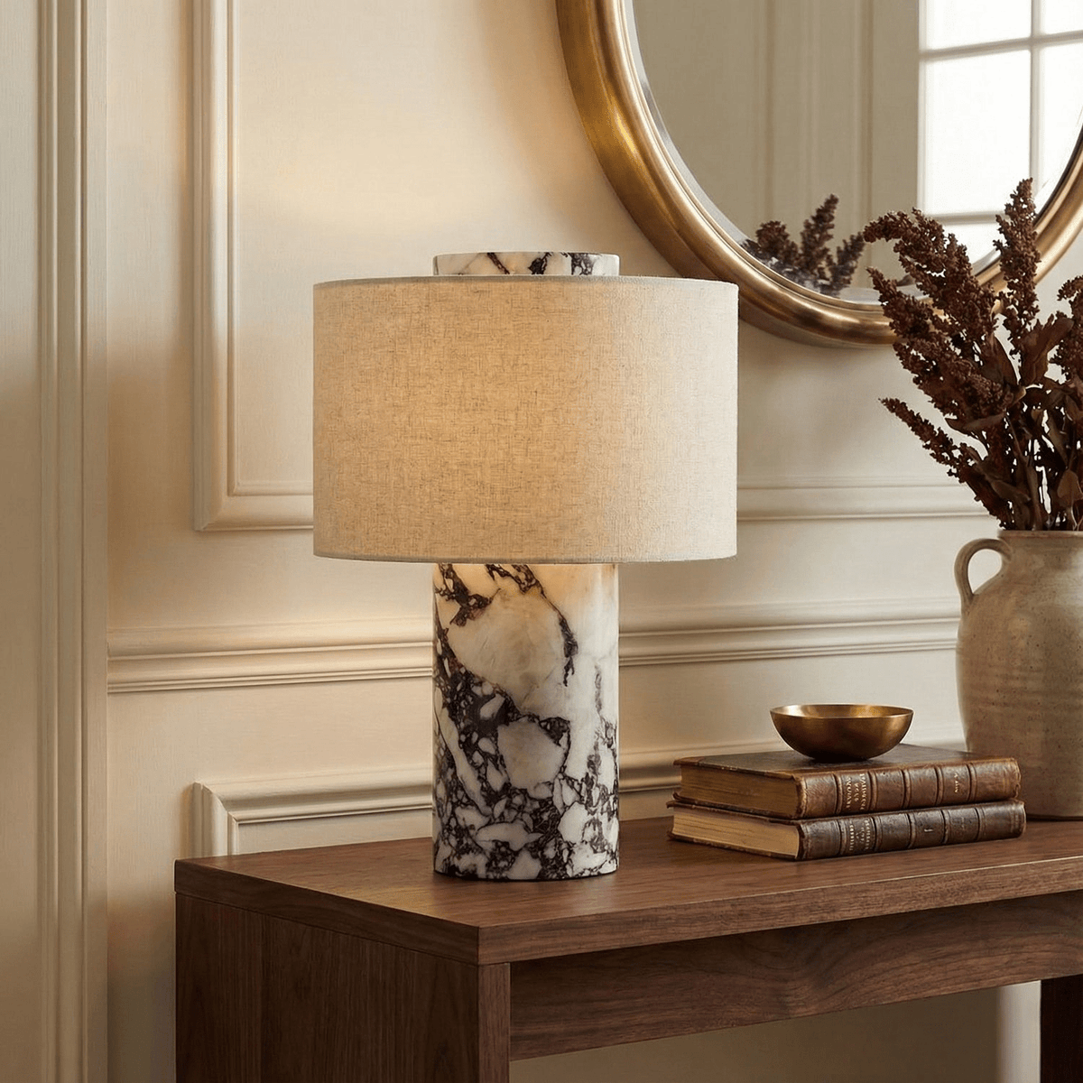 Eros Lumivor Elegante Marmor-Tischlampe