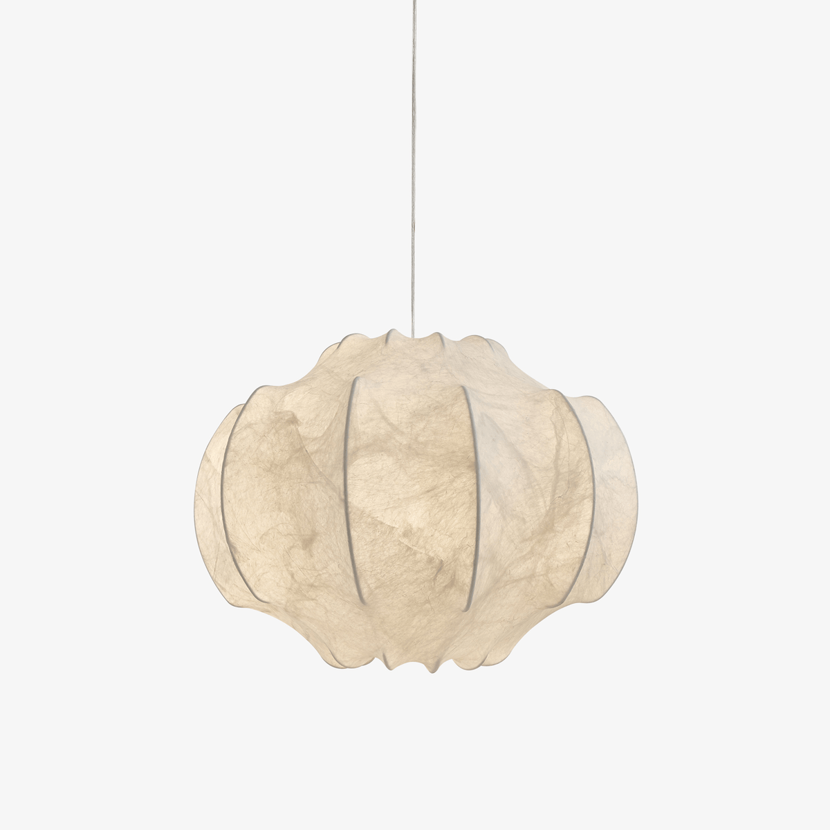 Oreluora Pendelleuchte aus Seide mit Blumenmotiv