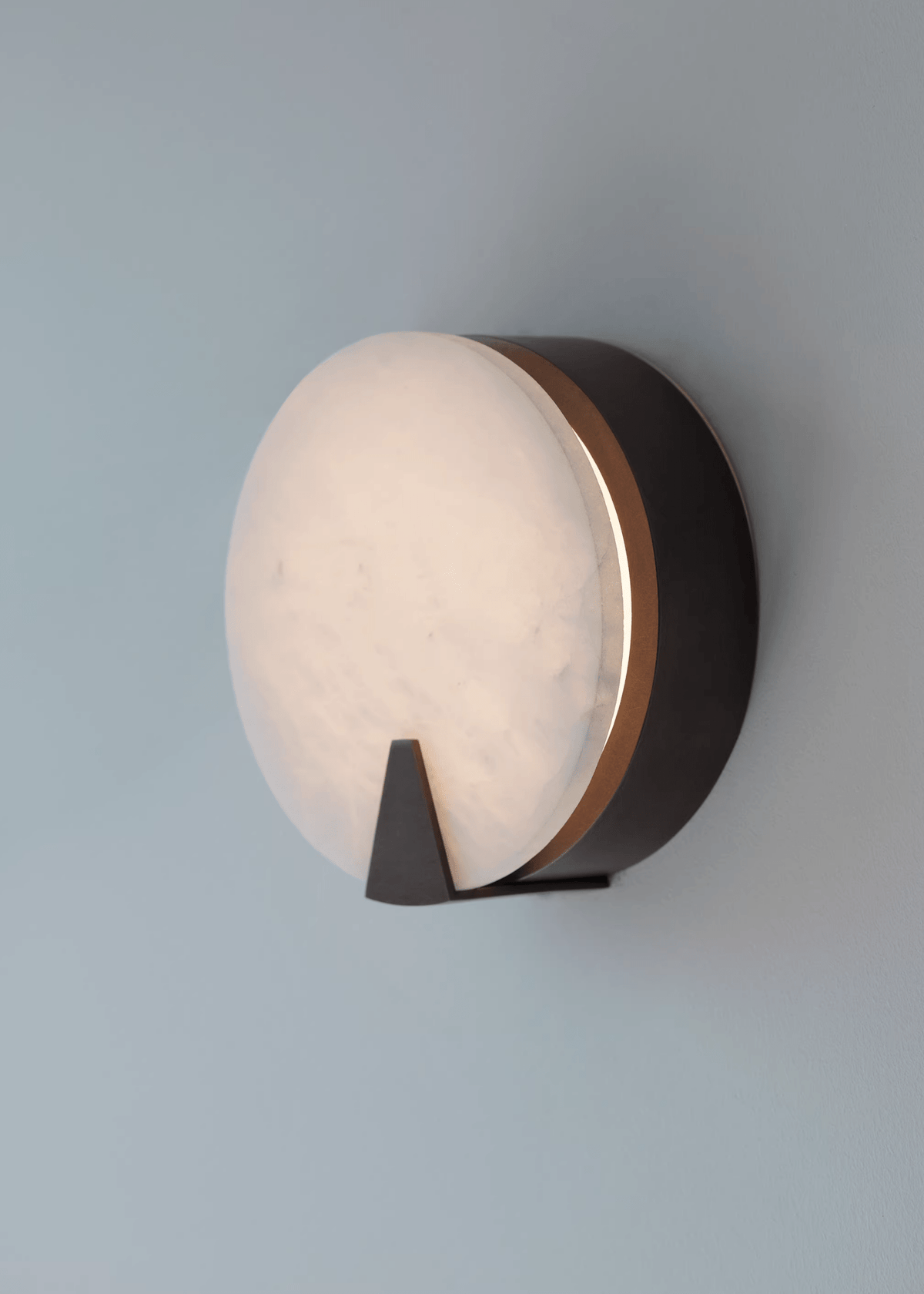 Albirira Halo Alabaster-Wandleuchte