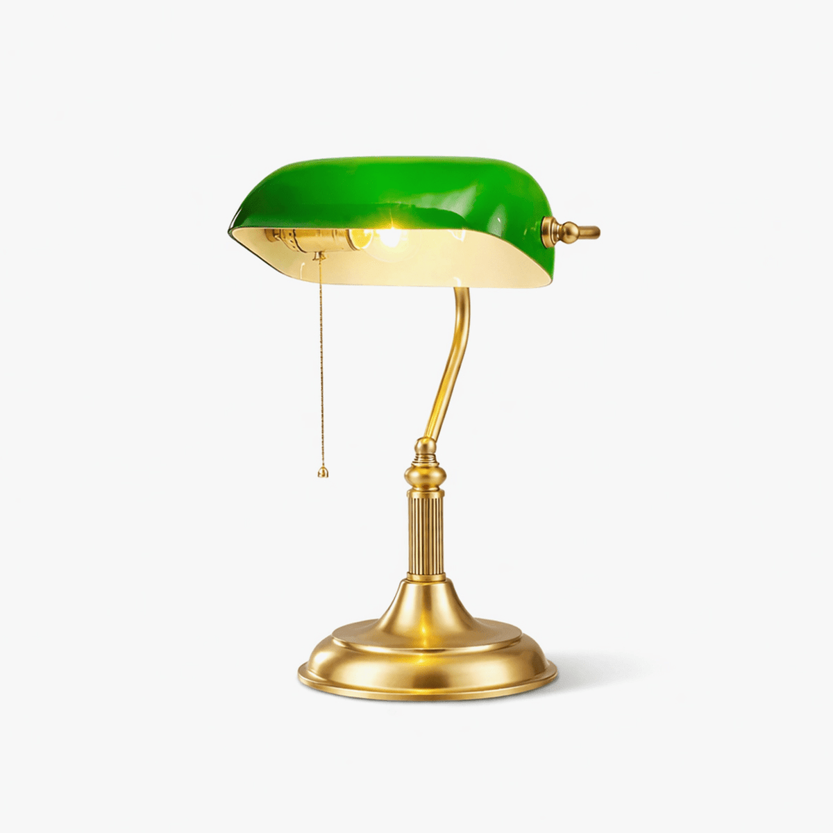Cirariella Tischleuchte Poliertes gebogener Arm Vintage | Cielum