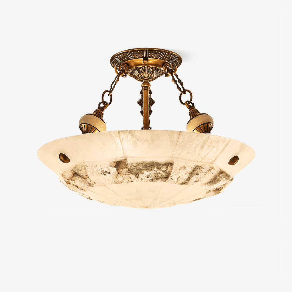 Dorevaux Alabaster Deckenleuchte
