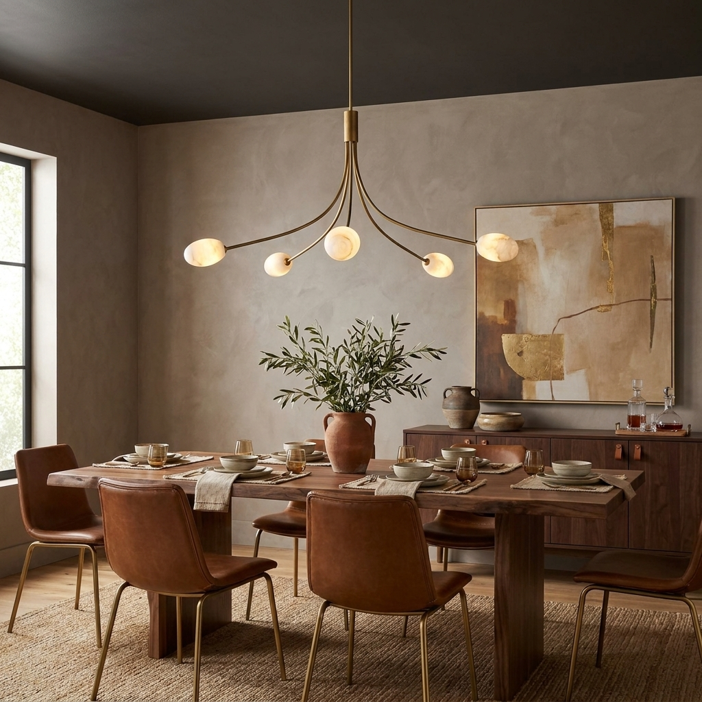 Castercombe Alabaster-Kronleuchter