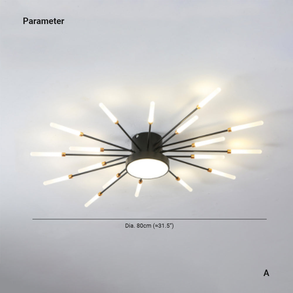 Arisha Deckenleuchte Feuerwerk Modern Design LED Wohnzimmer Schlafzimmer