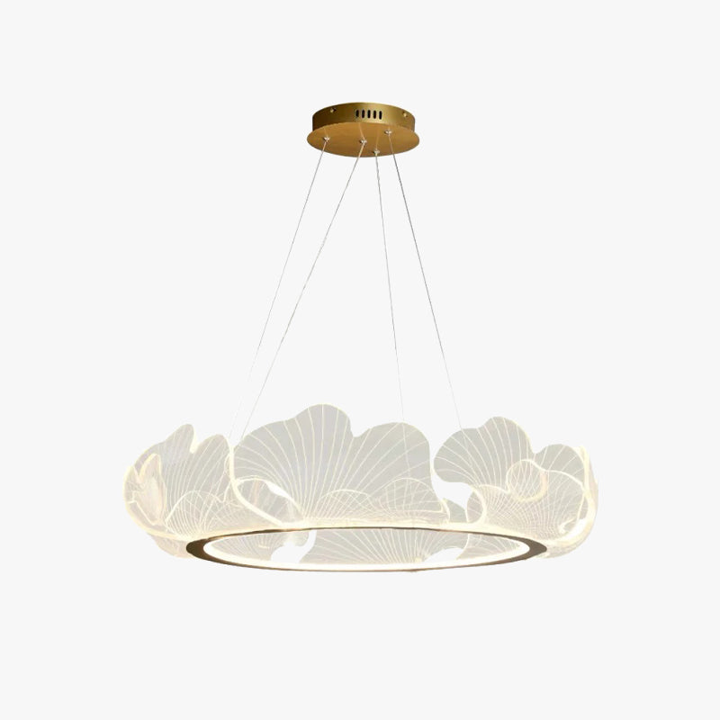 Kristy Design LED Kronleuchter Dimmbar Weiß Schlafzimmer