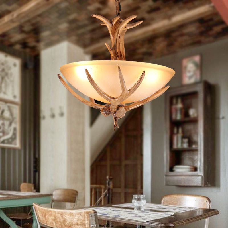 SilvaRetro LED Pendelleuchte Holz Glas Esszimmer/Wohnzimmer