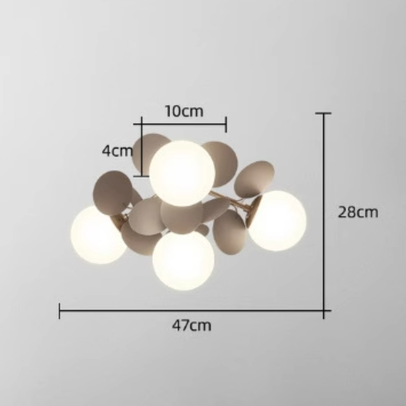 Nexen Mehrfarbiger Blumen‐Zweig‐Kronleuchter