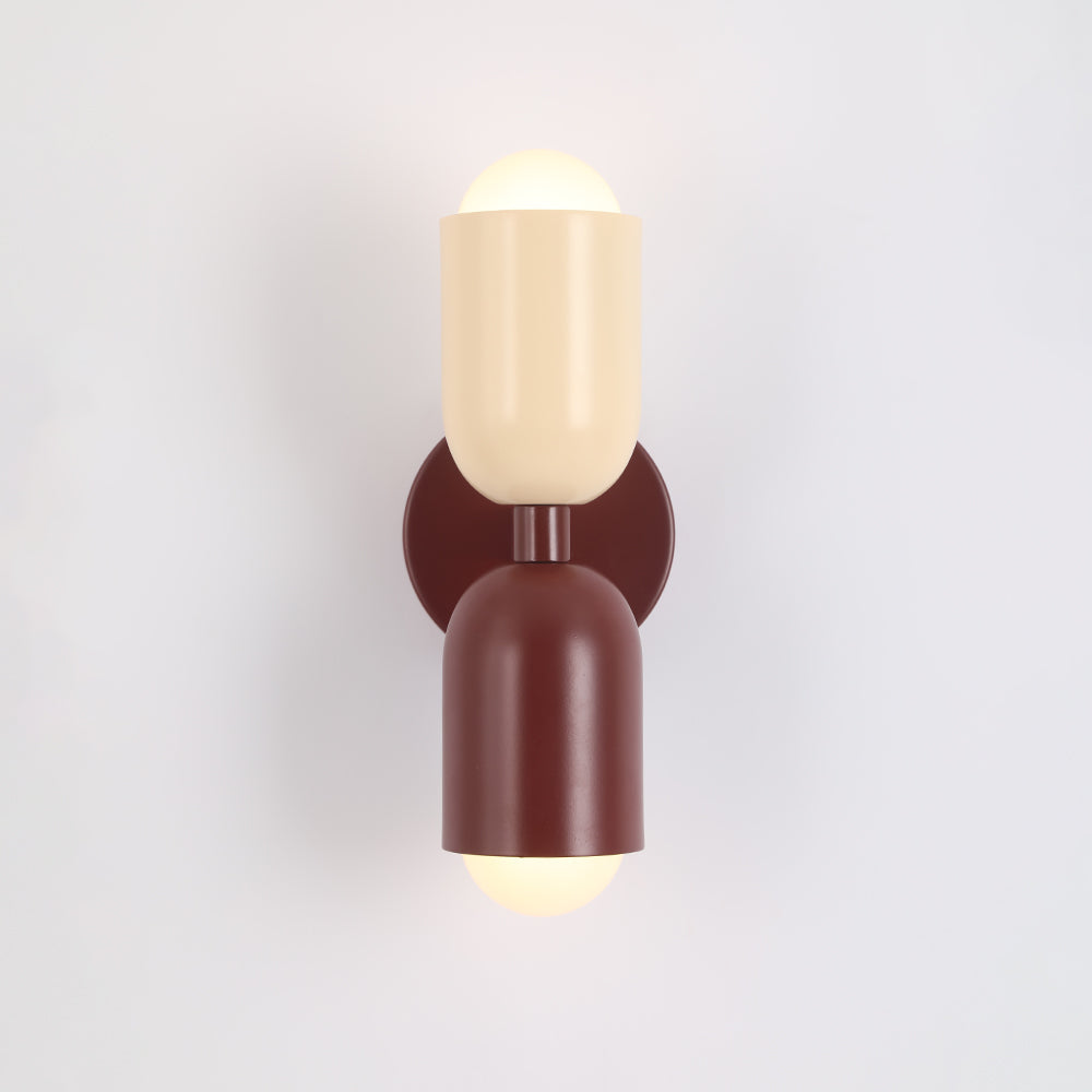 Aria Wandleuchte 2 Flamming Modern LED Schwarz Innen/Flur