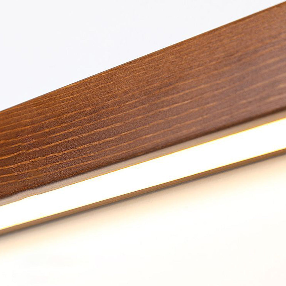 Zenx Wandleuchte Linear Holz