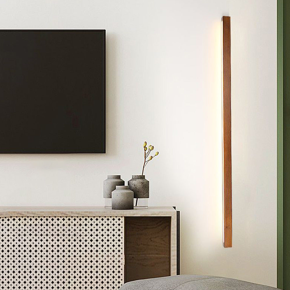 Muto Minimalistische LED Innenwandleuchte Holz Schlafzimmer Esszimmer